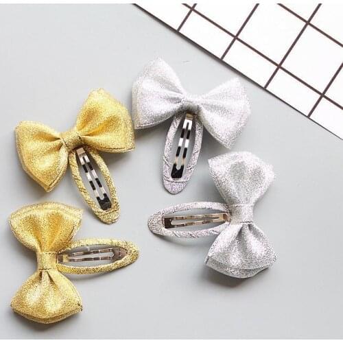 Fashion bowknot girls kids hair clip bow hairpin bobby pins accessories for children hair barrette ornaments headdress hairclip