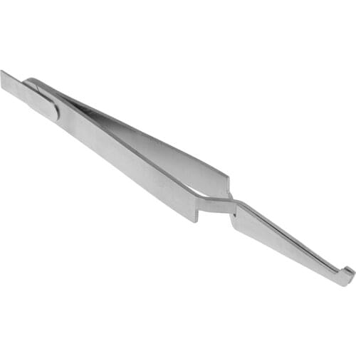 Dental Tweezer Plier Direct Bracket Holder Orthodontic Bonding Serrated Dentistry Instruments For Teeth Care Stainless Steel