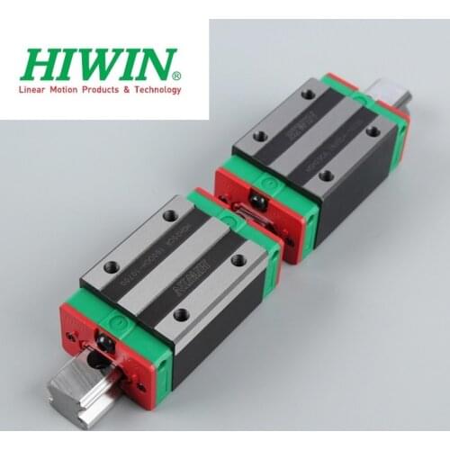 1pcs 100% Original Hiwin linear guide rail HGR15 - 2000mm + 2pcs HGH15CA linear narrow block carriage bearings for cnc