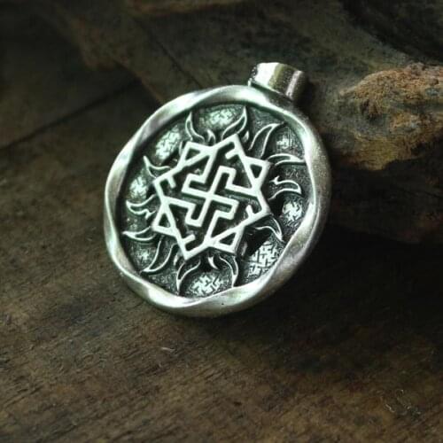 Lanseis 10pcs Valkyrie Pendant Jewelry Pagan Amulet Slavic symbol warrior talisman charm norse Occult Germanic men necklace