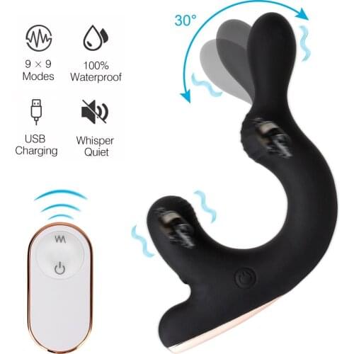 OLO 9 Frequency Anal Plug Vibrator Prostate Massager G-Spot Anus Stimulation Vibrating Butt Plug Sex Toy For Men Woman