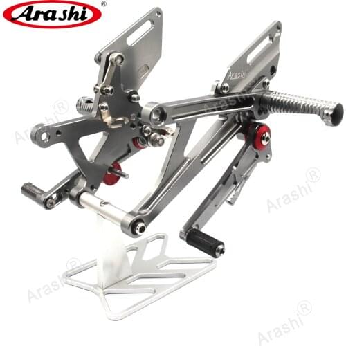 Arashi For KAWASAKI Ninja H2 2015-2018 models CNC Adjustable Footrest Pedals 2015 2016 2017 2018 Foot Pegs Rearset Footpegs