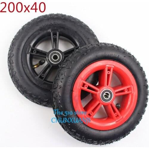 Free shipping 8 inch rubber tyre 200X40 folding bicycle tyre Electric Scooter motorcycle accessories babys car tires