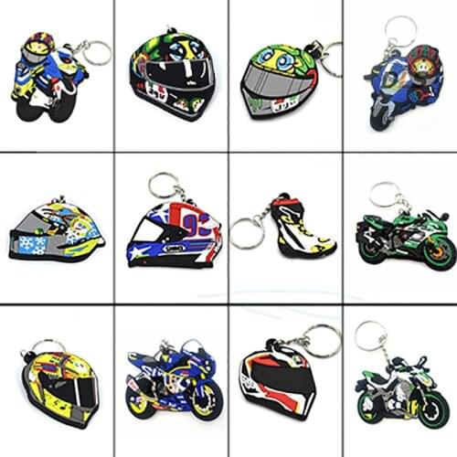 Motorcycle Helmet Keychain Key Chain Keyring Car Key Ring Holder fit For YZF NMAX GSXR NINJA H2 VFR CBR MT TMAX NMAX PCX Styling