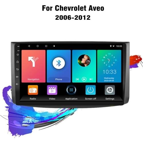 Eastereggs 9 Inch 2 Din Android Car Radio For Chevrolet Aveo 2014-2016 GPS Navigation Bluetooth Multimedia Player