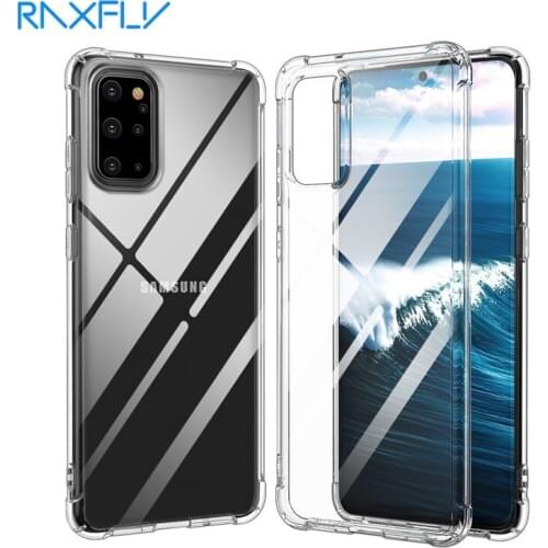 RAXFLY S20 Ultra Case Transparent For Samsung A51 A71 Phone Cases S20 Plus Fundas For Galaxy Note 10 Lite Silicone Clear Cover
