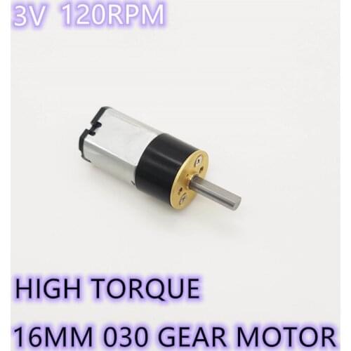 3V 16MM 030 Motor GM16030 Metal Gear Box Motors with Gear Reducer Engine DIY Toys Smart Home Equipment Motors