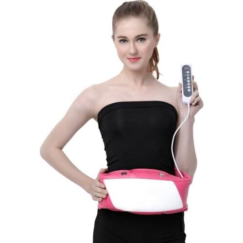 HANRIVER Women Electric Waist slimming Belt BellyTummy Slimming Sauna Belt Vibration Lose Weight Massage Belt Fat Burner