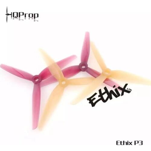 HQPROP Ethix P3 Peanut Butter & Jelly Prop 5130 5.1X3X3 3-Blade PC Propeller for RC FPV Racing Freestyle 4/6S Drone