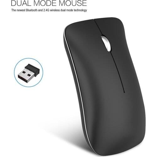 2.4G Wireless Mouse Rechargeable Dual Mode Bluetooth Mouse Gaming Mouse for PC Laptop Silent Mause Bluetooth Wireless Mouse
