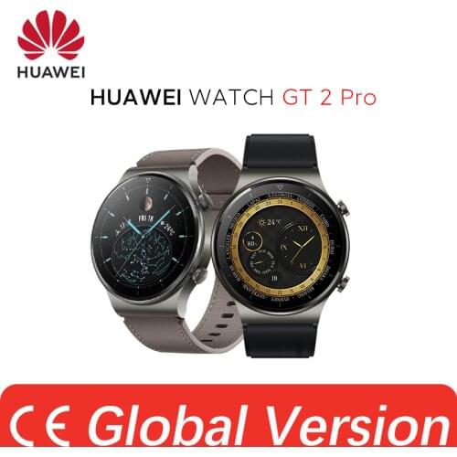 In stock Global Version HUAWEI Watch GT 2 pro SmartWatch 14 days Battery Life GPS Wireless Charging Kirin A1 GT2 Pro