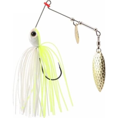 P24 Spinnerbait 7g 1 PCS Buzz Bait Fishing Lure Fish Bait Metal Spoons Spinner lure with VMC Hooks Fishing lures