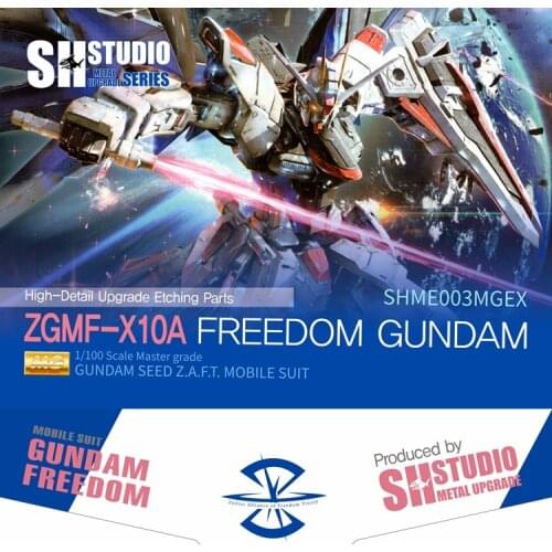 SH STUDIO MG 1/100 Free 2.0 Gundam Details DIY Etching Sheet Metal Tonic