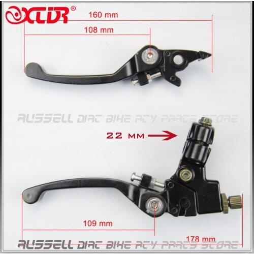 Aluminum Alloy Folding Clutch Brake Snap Lever CRF KLX KAYO Pro Pit Dirt Bike Parts
