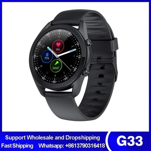 G33 Smart Watch 2021 Men Watch Bluetooth Call Blood Pressure Heart Rate Fitness Tracker Waterproof Smart watch For Android iOS