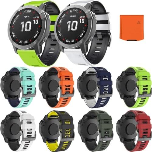 Smart Watch Strap For Garmin Fenix 5X 5S plus 6S 6X pro 3 HR 935 S60 Watch Quick Release Silicone Easyfit Wristband Accessories