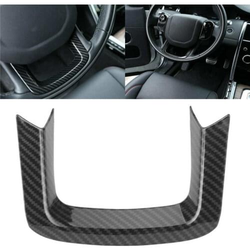 U-Shape Steering Wheel Lower Trim Carbon Fiber Style Fit for Land Rover Range Rover Sport/Evoque 2014-2020 Car style