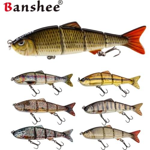 Wobblers Lifelike Fishing Lure Multi Jointed Swimbait VMJ04-4 Slow Sinking Isca Artificial Hard bait peche leurre pesca