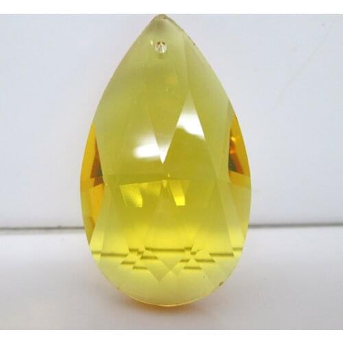 Garland Chakra Spectra 1 Golden Chandelier Glass K9 Crystals Lamp Lighting Prisms Parts Pendants 1.5''' M02278-6