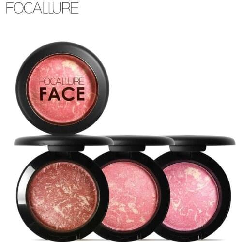 1 Pcs Makeup Blusher Top Quality Professional Cheek 6 Colors Baked Blush Powder Cosmestics Blusher Face Contour Blusher TSLM1