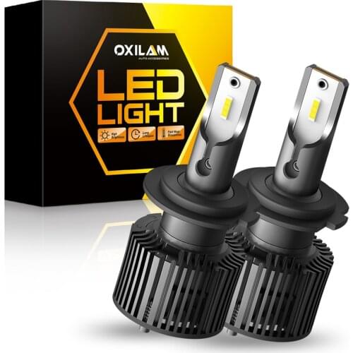 2Pcs Turbo H7 H4 9003 LED Lights for Lada Granta Priora Kalina Niva/4x4 Samara II Largus 2104-2107 Vesta XRAY Car Headlight Bulb