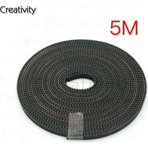 5METER GT2 timing belt 6mm width 2GT Fiber Reinforced Rubber open timing Belt For CNC 3D Printer Reprap Prusa i3 gear