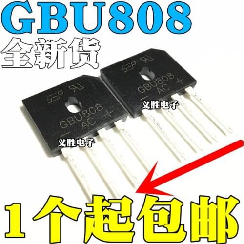 6 pçs/lote GBU808 8A800V