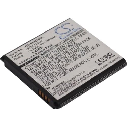 Cameron sino 1750mah battery for SAMSUNG Galaxy S3 Duos SCH-I939D EB-L1L9LU Mobile, SmartPhone Battery
