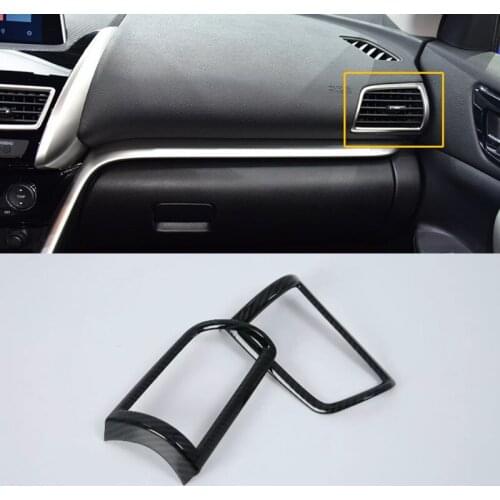 Car Accessories Interior Decoration ABS Front Side Air Vent Outlet Cover For Mitsubishi Eclipse Cross 2018 Car-styling