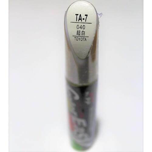Car scratch repair pen, auto paint pen white color for Toyota Vios Corolla Reiz vois highlander Crown RAV4 Camry Yaris