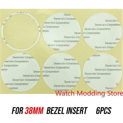 Compatible With 38mm Bezel Insert Ring Sub Diver SKX HQ Japan Dexerials Adhesive Rings Sticker Double Sided Tape