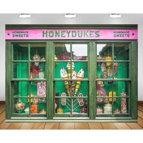 Mehofond Honeydukes Sweet Shoppe Photography Backdrop Candy Bar Ice Cream Children Portrait Background Photozone Photo Studio