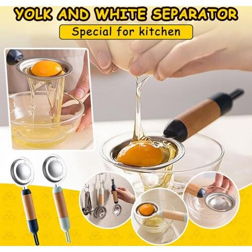 Egg White Yolk Separator Tool Food-grade Egg Baking Cooking Kitchen Tool Hand Egg Gadgets Tools Egg Divider Sieve Seperator
