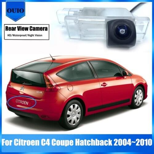 Rear View Reverse Back Up Parking Camera For Citroen C4 Coupe Hatchback 2004 2005 2006 2007 2008 2009 2010 License Plate Camera