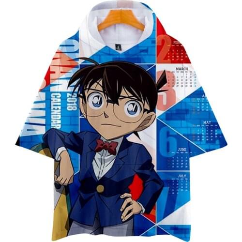 T-shirt hoodie CONAN print T Shirt Men O Neck Stranger Things Mens splice T Shirt Summer Cool harajuku