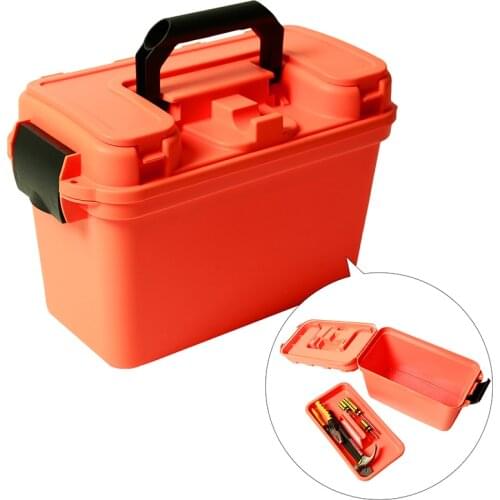 Plastic Ammo Box Military Style Storage Ammo Can Lightweight High Strength Ammo Accessory Crate Storage Case Tactical Bullet box