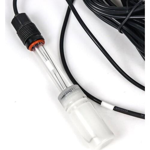 Industrial online aquaculture digital measure ph meter with plastic shell electrode