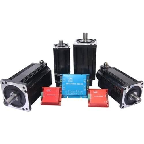 Dc servo system industry bldc motor 24v 200w rc servo motor with brushless dc driver
