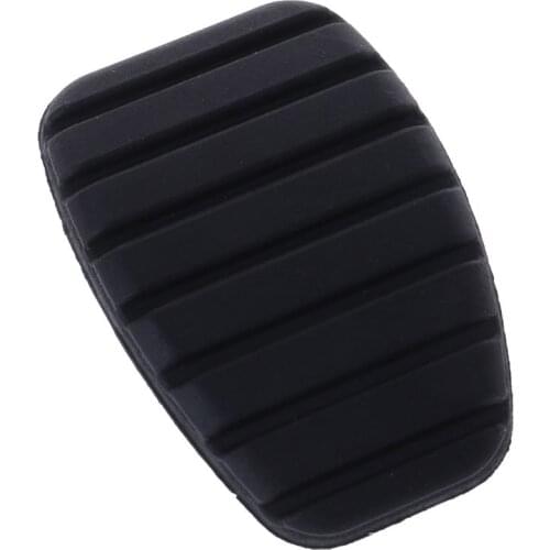 Car Clutch and Brake Pedal Rubber Pad Cover For Renault Megane Laguna Clio Kango Scenic CCY Black