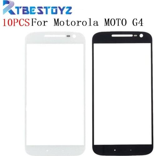 RTBESTOYZ 10PCS/Lot Front Outer Lens Glass Screen For Motorola MOTO G4 XT1620 XT1621
