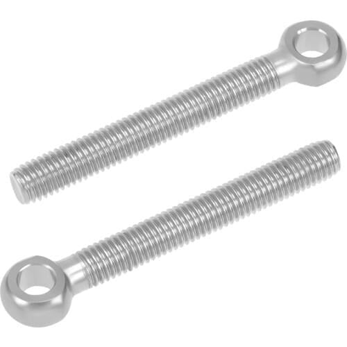 Uxcell Stainless Steel Machine Shoulder Lift Eye Bolt Rigging 10pcs M10x80mm-2pcs