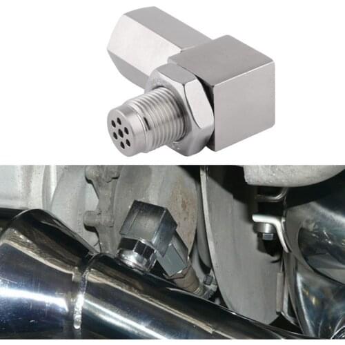 SPEEDWOW Oxygen Sensor Extender Engine Light CEL Check Bung 90 degree O2 Oxygen Sensor Steel Weld Bung 02 Bunf HHO Adapter