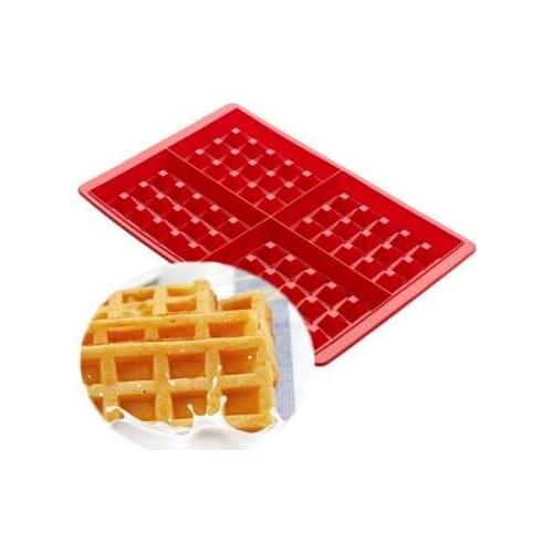 Party Favors New silicone nestle waffle mold High temperature resistant muffin mould breakfast waffle baking mould