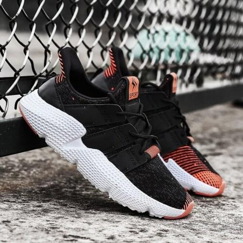 TRAANO Sneakers Shoes Fashion Breathable Mesh Shoes Men 2019 Mens Zapatillas Hombre Size 39-44 Male Footwear Lace-Up CC-011-2