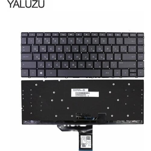 YALUZU new Russian RU Version Keyboard For Samsung Latitude X360 14-ba000 14-ba100 14m-ba000 Laptop Black without Frame NO Backl