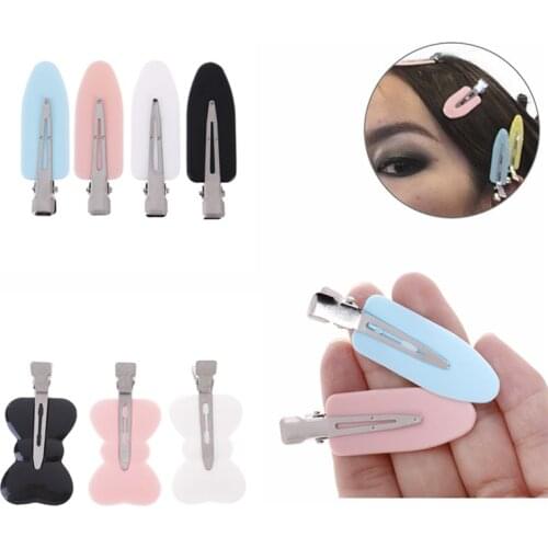 1/3/4Pcs No Bend Seamless Hair Clips Side Bangs Fix Fringe Barrette Makeup Washing Face Accessories Women Girls Styling Hairpins