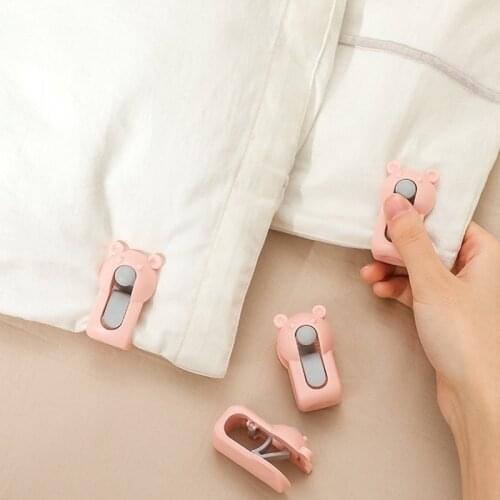 BedSheet Clips for Kids Plastic Slip-Resistant Clamp Quilt Bed Cover Grippers Fasteners Mattress Holder for Sheets Quilt Clips