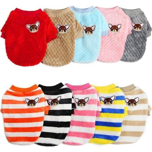 Winter Fleece Dog Clothes Warm Pet Dog Jacket Coat Puppy Kitten Clothing For Small Medium Dogs Outfit Pet Products