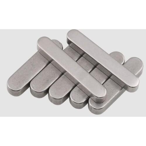 1pcs M12 304 stainless steel type A flat key rounded pin