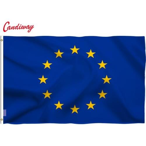 11.11 Oriflamme European Union Flag 3ft x 5ft Polyester EU National Flag Brand 90* 150cm Home Decoration flag banner
